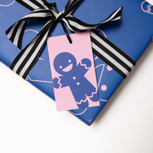 Load image into Gallery viewer, Gingerbread Men | Gift Tags Wrapping Paper Mock Up Designs 