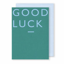 Load image into Gallery viewer, Good Luck | Colour Block Greeting Card Mock Up Designs 