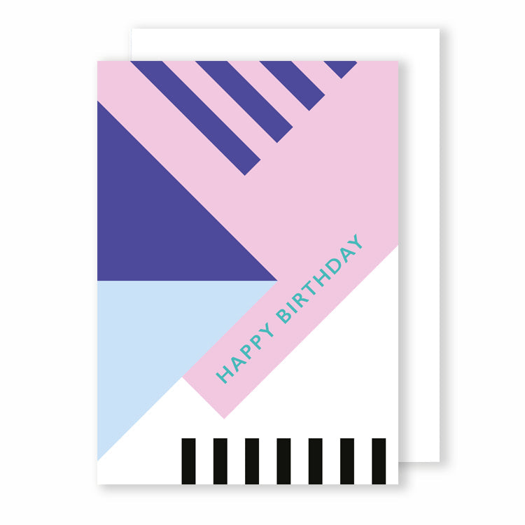 Happy Birthday | Memphis Greeting Card Mock Up Designs 