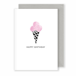 Happy Birthday | Monochrome Plus Greeting Card Mock Up Designs 