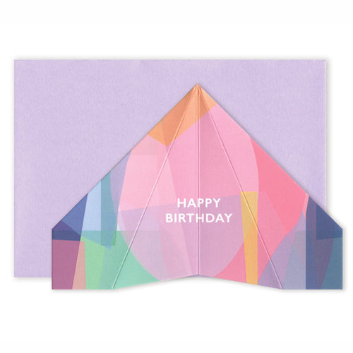 Happy Birthday | Paper Plane Greeting Card Mock Up Designs 