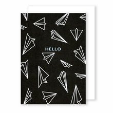 Load image into Gallery viewer, Hello, Paper Planes | Monochrome Greeting Card Mock Up Designs 