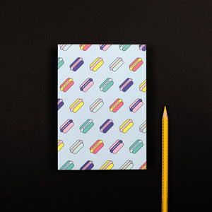 Hot Dogs | Memphis Greeting Card Mock Up Designs 