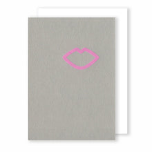 Load image into Gallery viewer, Kiss | Faded Grey Greeting Card Mock Up Designs 