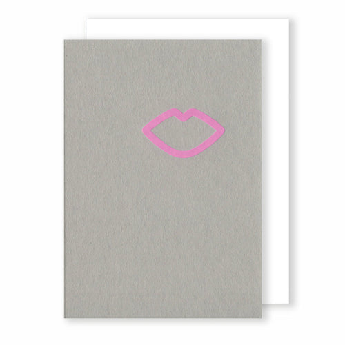 Kiss | Faded Grey Greeting Card Mock Up Designs 