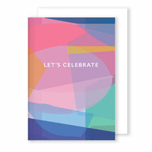 Load image into Gallery viewer, Let&#39;s Celebrate | Stained Glass Greeting Card Mock Up Designs 