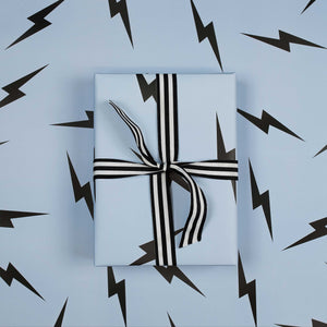 Lightning Bolts | Gift Tags Wrapping Paper Mock Up Designs 