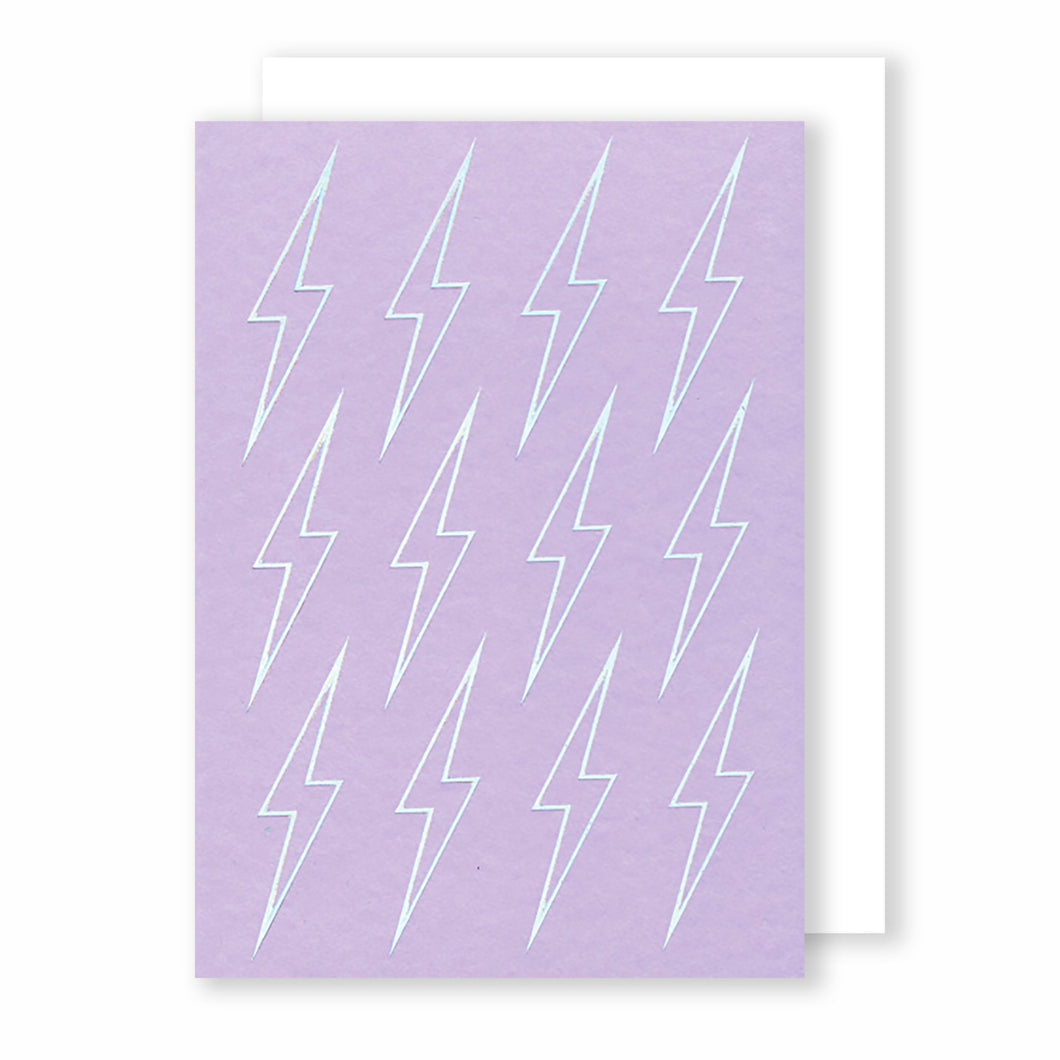 Lightning Bolts | Silhouette Greeting Card Mock Up Designs 