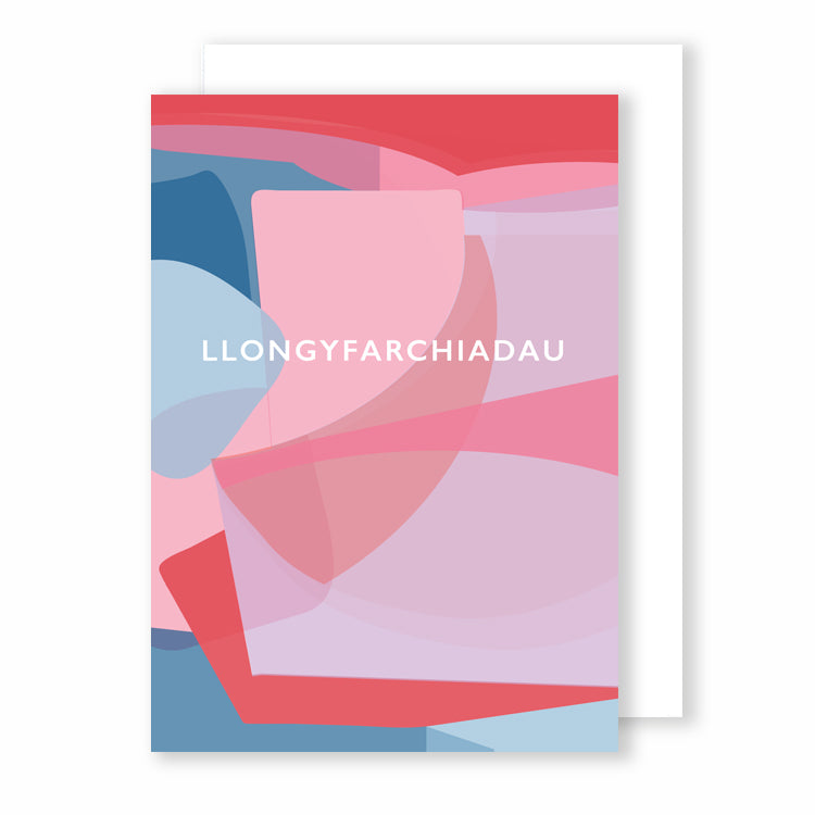 Llongyfarchiadau | Stained Glass Greeting Card Mock Up Designs 