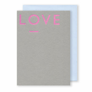 Love | Colour Block Greeting Card Mock Up Designs 