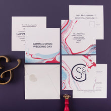 Load image into Gallery viewer, Mineral Wedding Invites | Sample Pack Mock Up Designs 