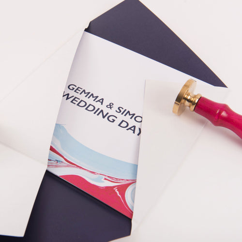 Mineral Wedding Invites | Sample Pack Mock Up Designs 