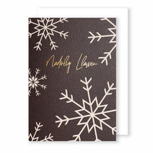 Load image into Gallery viewer, Nadolig Llawen | Fairy Lights | Foiled Christmas Card Greeting Card Mock Up Designs 