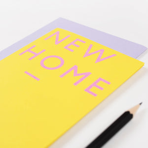 New Home | Colour Block Greeting Card Mock Up Designs 