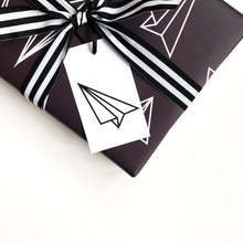 Load image into Gallery viewer, Paper Plane | Gift Tags Wrapping Paper Mock Up Designs 