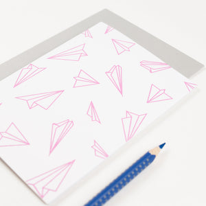 Paper Planes | Faded Grey Greeting Card Mock Up Designs 