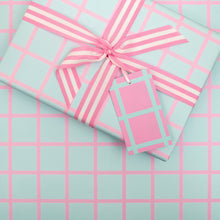 Load image into Gallery viewer, Pink and White Grosgrain Ribbon | 25mm Mock Up Designs 