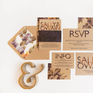 Prairie Wedding Invites | Sample Pack Mock Up Designs 