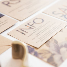 Load image into Gallery viewer, Prairie Wedding Invites | Sample Pack Mock Up Designs 