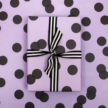 Load image into Gallery viewer, Purple Polka Dot | Gift Tags Wrapping Paper Mock Up Designs 