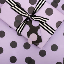 Load image into Gallery viewer, Purple Polka Dot | Wrapping Paper Wrapping Paper Mock Up Designs 