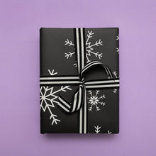 Load image into Gallery viewer, Snowflake | Christmas Wrapping Paper Wrapping Paper Mock Up Designs 