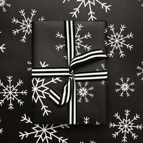 Snowflake | Christmas Wrapping Paper Wrapping Paper Mock Up Designs 