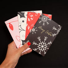 Load image into Gallery viewer, Snowflakes | Luxury Foiled Christmas Card Greeting Card Mock Up Designs 