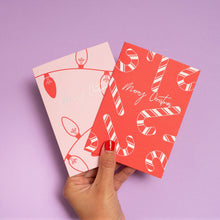 Load image into Gallery viewer, Snowflakes | Luxury Foiled Christmas Card Greeting Card Mock Up Designs 