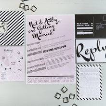 Load image into Gallery viewer, Steinway Wedding Invites | Sample Pack Mock Up Designs 