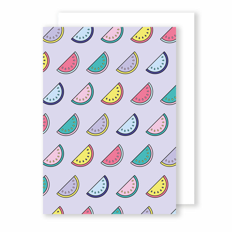 Watermelons | Memphis Greeting Card Mock Up Designs 