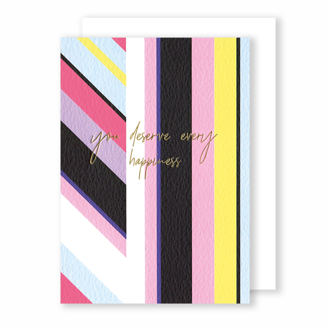 You deserve every happiness | Eighties Disco Greeting Card Mock Up Designs 