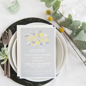 Zest Wedding Invites | Sample Pack Mock Up Designs 